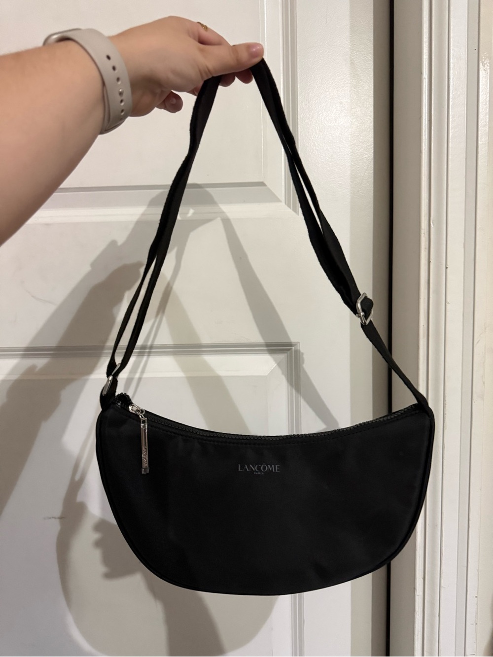 Good Condition LANCÔME Black Shoulder Bag